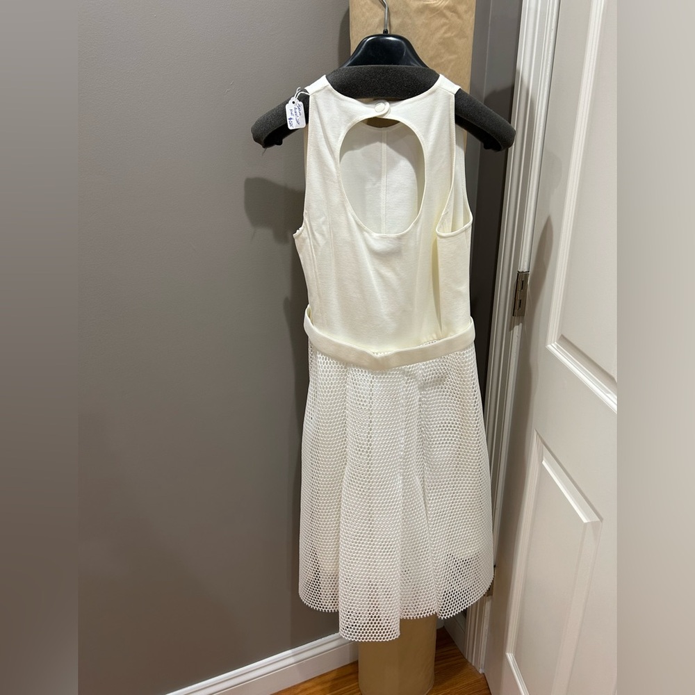 Akris Punto Cream Midi Dress with Jacket - Picture 5 of 8